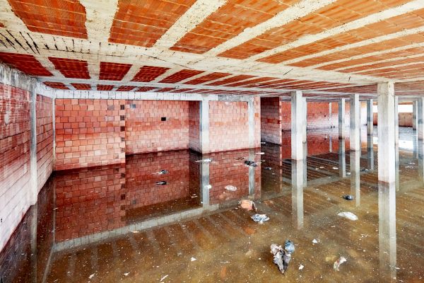 Basement Flood Remediation in Frankfort